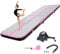 KIKILIVE 10CM Hoch Gymnastikmatte Tumbling Matte, 3M Aufblasbar Gymnastik Track Matte Air Turnmatte mit Luftpumpe Aufblasbare Sportmatte für Fitness/Outdoor/Yoga/Training usw