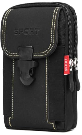 Gürteltasche Herren, Handy Gürteltasche,Handytasche mit Karabiner, Multifunktionale Gürtel-Handytasche,Handytasche Gürtel, Handytasche für Radfahren, Wandern, Camping