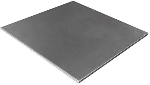 WUUKEPSG Plancha de Acero Laminada en Caliente, Fácil de Procesar Y Resistente Al Impacto Espesor 1.5Mm/200Mm*200Mm*1.5Mm(5Pcs)