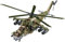 Militär Hubschrauber Bausteine Bausatz, Militär Gunship Klemmbausteine Modell Set, Bausteine Waffen Bauset für Erwachsene Kinder (MI-24S)