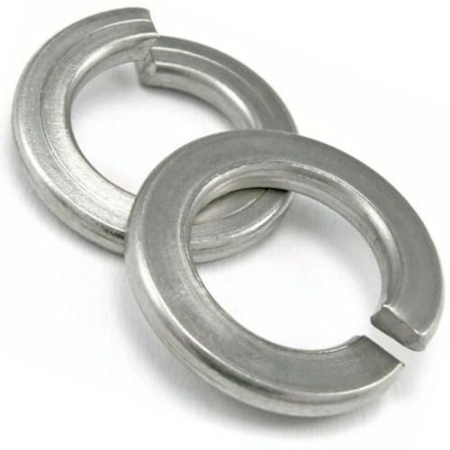 Spring Washers M20 (Pack of: 20) Rectangular Stainless Steel A2 Split Lock DIN 127