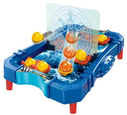 KERTOY Kids Board Games - Family Board Games for Children, Teenagers & Adults - Classic Board Games for Girls & Boys - 2+ Players, Age 3+ (Sea Battle)