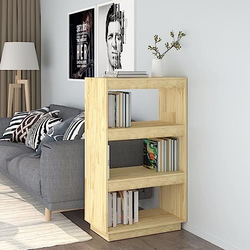 AJJHUUKI Outdoor Möbel-Bücherschrank Raumteiler 60x35x103cm Kiefer massiv Möbel