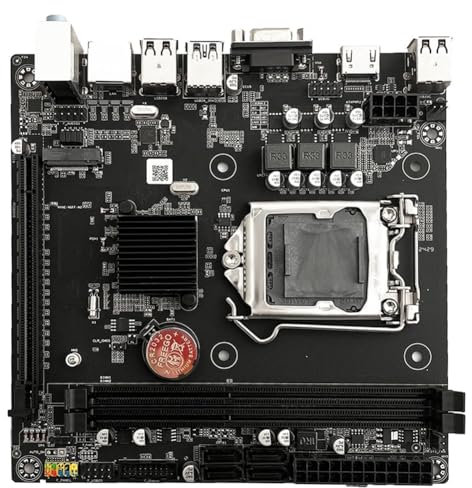 Heilanole Scheda Madre B75M ITX LGA 1155 per PC Desktop Supporto RAM DDR3 NGFF NVME Interfaccia M.2 Piastra di Base USB SATA3.0