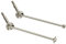 Toolvvik 2 unidades de mando a distancia universal Drive Shaft Upgrade accesorios adecuados para 144001 1/14 RC Drift Carro Piezas