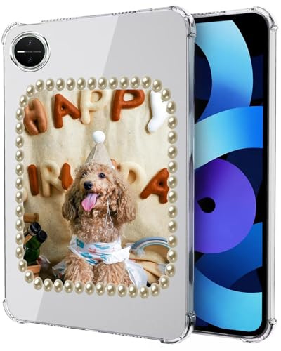TIANDIMY Personnalisée Tablette Coque pour IQOO Pad,avec Votre Image Texte Cover,Transparent TPU Souple Etui Housse, Anti-Rayures Antichoc Case -TU6