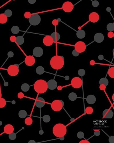 Notebook Star Map (8x10 Notizbuch) (Red Giant)