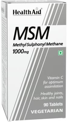 HealthAid MSM 1000mg - 90 Vegetarian Tablets