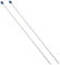 Korbond 180004 Single Point Needle Pair 3.25mm x 35cm– Aluminium – Ideal For A Multitude of Patterns and Projects-Jumpers, Socks, Blankets – Beginner To Expert-Smooth Knit, Metal