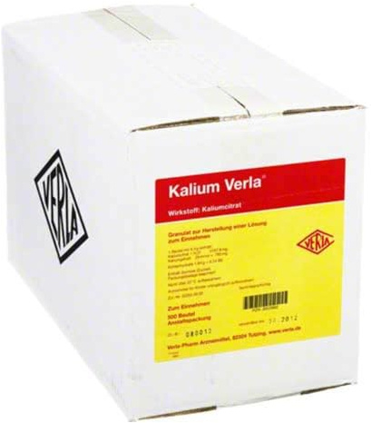 KALIUM VERLA Granulat Btl. 500 St