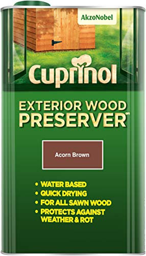 Cuprinol Exterior Wood Preservers (Bp) Woodcare, Acorn Brown