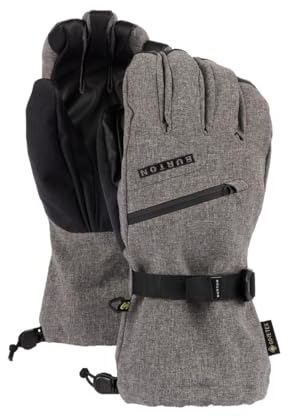Burton Gore-Tex-Handschuhe für Herren, Gore-Warm-Technologie mit herausnehmbarem Futter, Unisex Herren, Snowboardhandschuhe, Gore-Tex Glove, Bog Heather W19, Small