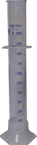 Glas-Messzylinder mit Graduierung 1000 ml