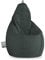 Happers Sitzsack Birne aus Kunstleder Indoor Grau XL