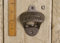Blacksmiths Wall Mounted Peroni Bottle Opener in Rustic Iron