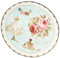 YBK Tech Service à thé en porcelaine anglaise Motif rose et robe, assiette à dessert de 20,3 cm