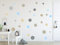 timalo® 120 Stück Wandtattoo Kinderzimmer Kreise Pastell Wandsticker – Aufkleber Punkte | 73078-SET7-120
