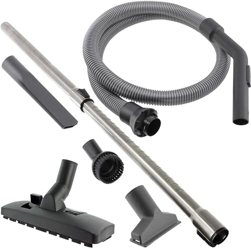 SPARES2GO 2m Hose Pipe, Telescopic Rod, Floor Tools Kit Compatible with Miele S5000 S5 S5210 S5261 S5211 S5510 Vacuum Cleaner