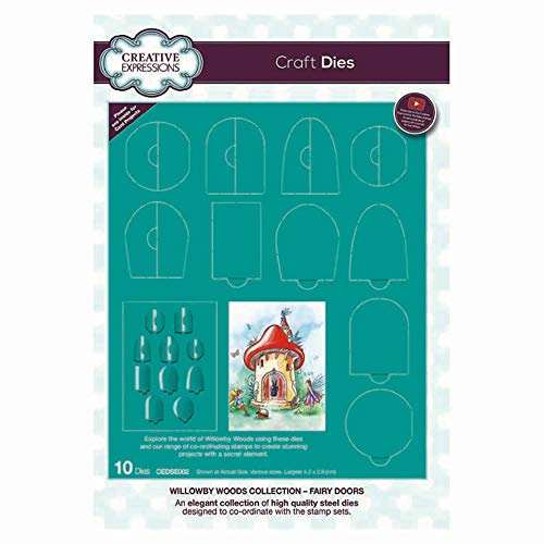 Creative Expressions Willowby Woods Collection - Fairy Doors Craft Die, 10 die Set, (CEDSE002)