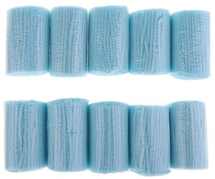 chiwanji KnüpfKaschmirwolle Knüpfgarn für Knüpfteppich, 10 Schnittpacks Smyrna KaschmirKaschmirwolle, geschnitten 6 cm, Blau