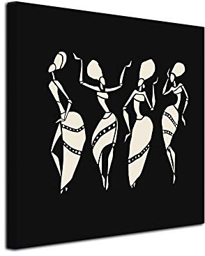 DECLINA – Tableau Mural Vision Moderne Noir Et Blanc – Déco Graphique Haut De Gamme – Impression HD Sur Toile – Fabriqué En France – 50x50cm