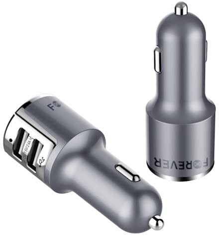 Forever TR-340 FM Bluetooth Car Transmitter Play Music from Your Phone 2 x USB Charge smarphone, Tablet, Navigation, LED Display