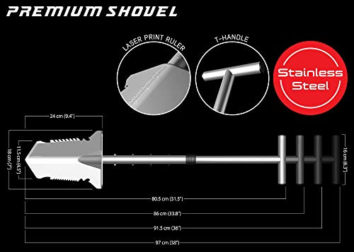Pala rimovibile in acciaio inox Nokta Makro