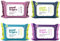 Goodwipes Flushable & Biodegradable Wipes with Botanicals, Dispenser for At-Home Use Safe, Shea-Coco with Aloe, Septic and Sewer Safe (4 Variety Scent Pack)