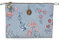PiP Studio Kosmetiktasche Flower Festival | Light Blue - 19,5 x 13 x 1