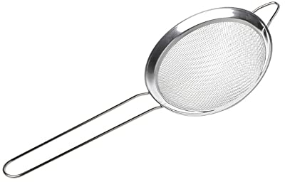 12CM Edelstahlsieb feinmaschiges Sieb Küchensieb feinmaschiges Teesieb für losen Tee