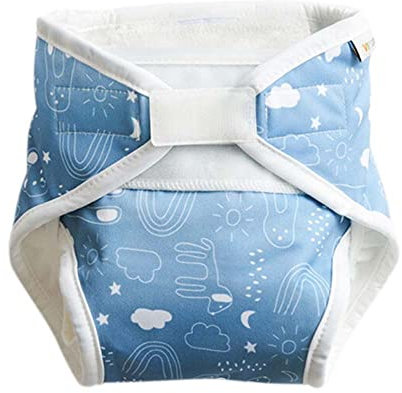 ImseVimse All-In-One Stoffwindeln, Blue Teddy, Größe S