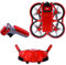 Palumma Aufkleber für DJI Avatar, wasserdichte PVC-Haut, dekoratives Aufkleber-Set für DJI Avatar Körper + Arme + Brille RC Fernbedienung Aufkleber-Set (fluoreszierendes Rot)