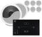 Power Dynamics Bluetooth Home Ceiling Speaker System with Systemline E50 Wall Amplifier and 8x 6.5 CSPS6