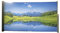 Garden Pleasure Seitenmarkise Motiv Bergsee Silbergrau 160x300 Markise Seite Balkon Sichtschutz