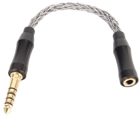 3,5 Mm auf 4,4 Mm Kopfhörer Adapterkabel, Vergoldet, 3,5 Mm Stereo Buchse auf 4,4 Mm Symmetrischer Stecker, Upgrade Kabel, Kompatibel mit NW WM1Z NW WM1A MDR Z1R TA ZH1ES (Kaltes