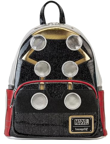 Loungefly Marvel Shine Thor Mini Rucksack Marvel Standard, Schwarz, Standard, Rucksack