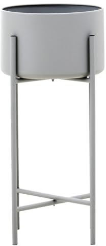 Premier Housewares Pot de Fleurs Gris Bacs à Fleurs Taille Unique