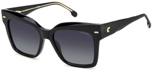Carrera 3037/S BLACK/DARK GREY SHADED 54/17/140 Damenbrillen Sonnenbrillen