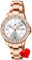 OLEVS Damen-Armbanduhr luxuriös Kristall Diamant formeller Edelstahl wasserdicht analog Quarz Datum leuchtende Uhr