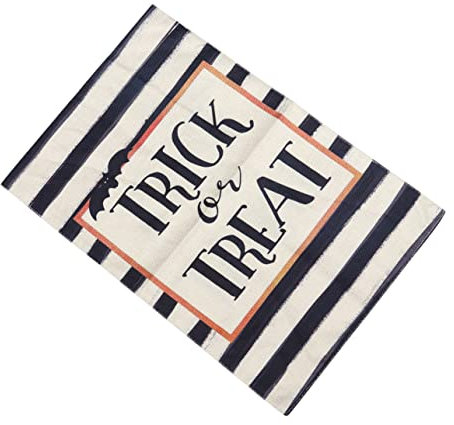 CAXUSD 1stück Halloween Gartenflagge Doppeltes Druckdesign Kreative Dekoration Für Außenbereich Für Garten Vorgarten Und Halloween-feiern