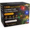 Christow Christmas Tree Lights, Compact Multi-Coloured LED Fairy String Lights with Timer, 8 Light Modes, Indoor & Outdoor, Mains Operated, Green Cable (1500 LED / 37.47m Lit Length for 8ft Xmas Tree)