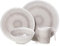 Camping Geschirr Set 1 Person 4-teilig | Melamin | Picknick Geschirrset | Campinggeschirr Amboss Design