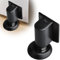 Magnetic Door Stop,Magnet Door Stoppers for Skirtings,Floor,Indoors,Self Adhesive No Drilling Mechanical Doorstop,Wall Protector Adjustable Punch-Free Silent Metal Door Holder (Black)