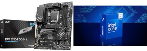 MSI PRO B760-P DDR4 II Scheda madre ATX - Supporta processori Intel 14° + Intel Core i7-14700K Processore per sistemi desktop 14700K 20 core