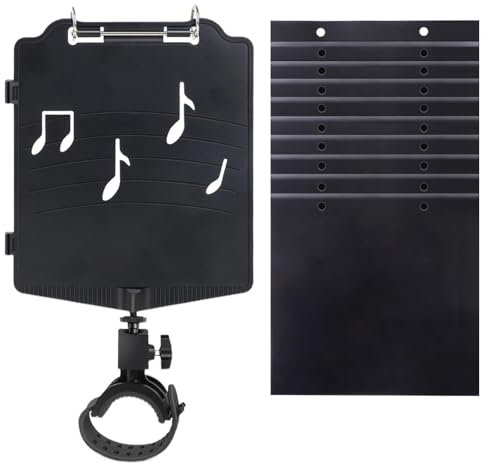 Lyre de fanfare | Lyre de fanfare pliable, support de présentation réglable, fournitures de jeu de flûte pour caisse claire et grosse caisse