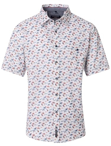 CASAMODA Freizeithemd Kurzarm Print Casual Fit Short