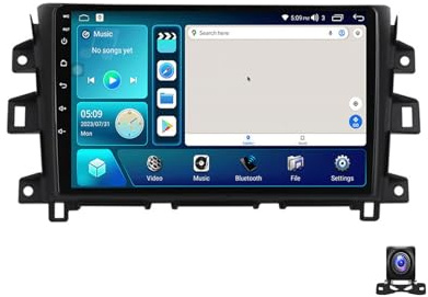 EsaSam Android 13 Autoradio 2 Din Stereo Für Nissan Navara NP300 2011~2016 Doppel Din 9 Zoll Auto Navigations Bildschirm Mit FM RDS DSP Carplay/Android Auto, Mit Rückfahrkamera,4 core m150s 2g+32g
