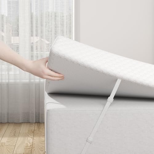 wowttrelax Matratzen Topper 180x200cm, 7.5cm Matratzenauflage, Medium Fest Kaltschaum Topper mit atmungsaktiver Hülle | Hypoallergen, rutschfest & Waschbar | Druckentlastung bei Rückenschmerzen