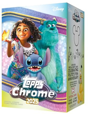 Topps 2025 Chrome® Disney - Value Box (4 cards per pack, 7 packs per box)