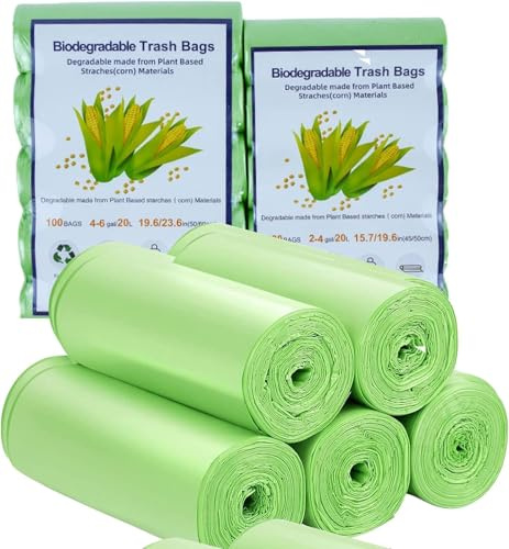 30 Litre Bin Bags 80 Counts | Heavy Duty & Partially Biodegradable Rubbish Sacks | Extra Thick, Strong Recycling Bags for Kitchen, Garden & General Household Waste | 60 x 65cm